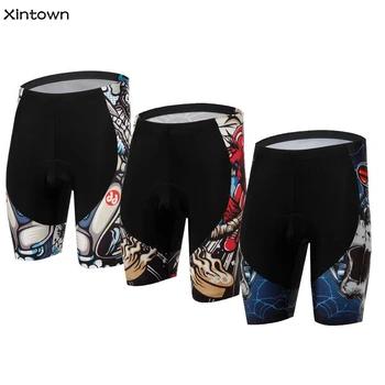 Короткие колготки для велоспорта Xintown, мужские шорты с подкладкой для велосипеда, размер S-4XL