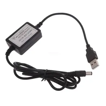 USB-Шнур Для зарядки от USB 5 В до 12 в с Адаптером 5,5x2,1 мм для Светодиодных Лент, Маршрутизатора, Динамика, Камеры, Маломощного Челнока