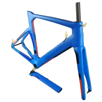 Концепция логотипа 16 цветов на заказ, Карбоновые рамы для шоссейных велосипедов V3RS, синий диск, матовый диск