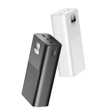 Блок питания для ноутбука 30000mAh 22,5 Вт/65 Вт Портативное зарядное устройство Powerbank Type C USB Быстрое зарядное устройство Power Bank для iPhone Huawei