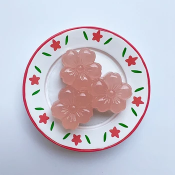 Расписанные вручную Желе из вишневого цвета 3D Магниты на холодильник Туристические сувениры Магнитные наклейки на холодильник Подарок