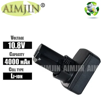AIMJIN 4000 мАч 10,8 В Для Makita BL1013 Перезаряжаемые Электроинструменты Литий-Ионный Аккумулятор Замена TD090D DF030D LCT203W BL1014