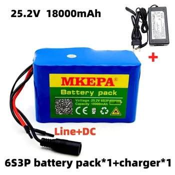 25,2 В 18,0 Ач 6s3p 18650 литиевая батарея электрический велосипед электрический / используется в различных литий-ионных аккумуляторных блоках