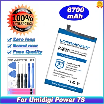 LOSONCOER 6700mAh Power 7 7S Для Аккумулятора UMI Umidigi Power 7 Power 7S