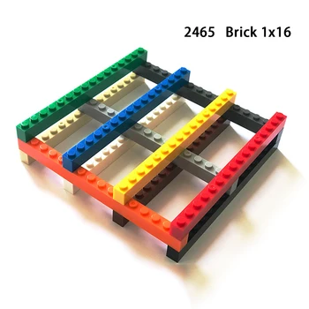 Строительные блоки Base High Brick 1x16 MOC Part 5pcs Совместимы Со Всеми Брендами DIY Creativity Education Сборка Игрушки для Детей 2465