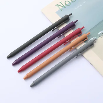 15шт Цветная гелевая ручка в китайском стиле в стиле ретро, 0,5 мм, гелевая ручка для печати, канцелярские принадлежности для школьных принадлежностей