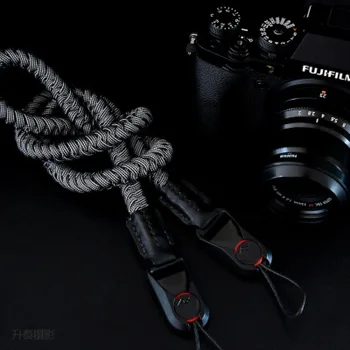 пиковый дизайн, захватывающие якорные ссылки, веревка ручной работы, плечевой ремень для камеры, ремень для Leica Canon Fuji Nikon Olympus Pentax Sony