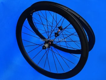 FLYXII Совершенно Новые Полностью Углеродистые Матовые Решающие диски, Решающая Колесная Пара, Дорожный велосипед, 50 мм, Велосипедное колесо Шириной 25 мм