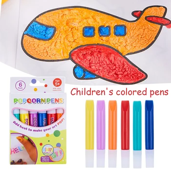 Ручки для рисования пузырчатым попкорном своими руками Детские принадлежности для рисования Подарок на День Рождения