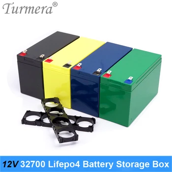 Ящик для хранения Батареек Turmera 12V 32650 32700 Lifepo4 с Кронштейном 2 * 1x4 для бесперебойного питания 12 В и использования аккумулятора электровелосипеда
