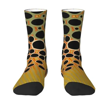 Многокамерные военные носки Trout Camo для мужчин и женщин, носки для экипажа, унисекс, новинка, армейские тактические носки с 3D-печатью Hunter