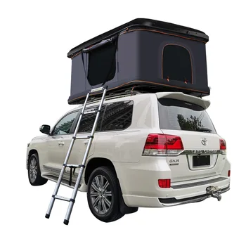 Складная палатка для кемпинга на крыше грузовика на 2-3 человека, большая палатка с жестким корпусом на крыше автомобиля для приключений на открытом воздухе
