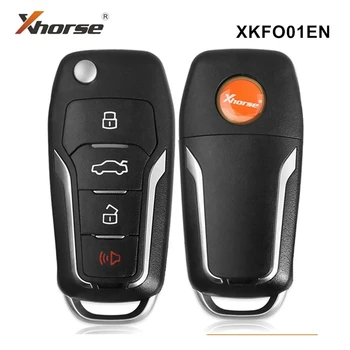1/2/5/10 шт. 4 Кнопки Xhorse XKFO01EN VVDI Проводной Дистанционный Автомобильный Ключ Для Ford Condor Flip для VVDI/VVDI2 MINI Key Tool Ключевой Программатор