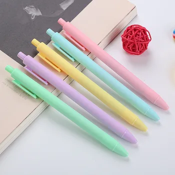 1 шт Цветные ручки нейтрального цвета, креативная студенческая водная ручка карамельного цвета, обучающие канцелярские принадлежности Оптом