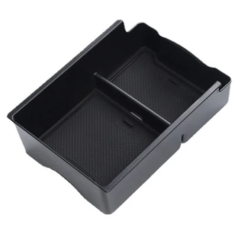 Для MercedesBenz Smart Ящик для хранения подлокотников, черный, не деформируемый материал, Простая установка, защитит ваш подлокотник.