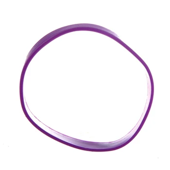 5X Модный эластичный браслет из силиконовой резины, браслет-манжета, браслет фиолетового цвета