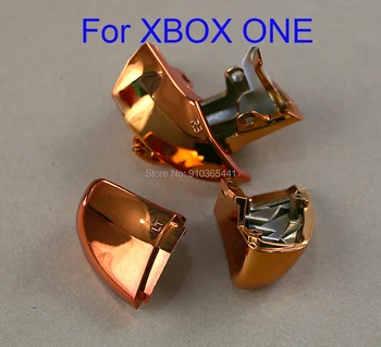 1 комплект хромированных кнопок запуска LB RB LT RT для контроллера Xbox One Замена запасных частей для беспроводного контроллера Xboxone