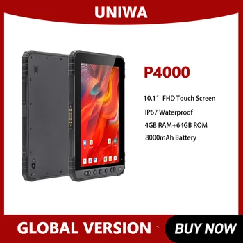 UNIWA P4000 4G Прочный Планшет IP67 Водонепроницаемый 10 