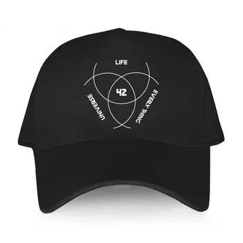 Летняя бейсболка Высококачественная шляпа Унисекс life universe & everything Man в стиле хип-хоп солнцезащитный козырек Модные женские Дышащие шляпы