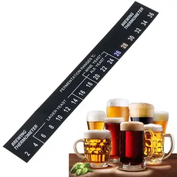 Клейкая лента для пива в баре от 2C до 36C, Наклейка с цифровым термометром для варки, Ферментер для винных спиртов