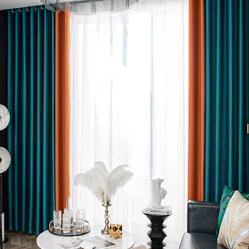 Скандинавские минималистичные современные шторы для гостиной, столовой, спальни, гостиничного офиса, утолщенный солнцезащитный козырек, роскошные солнцезащитные шторы