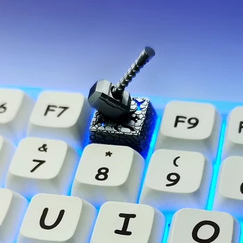 ECHOME Hammer Keycap 3D Мультяшная Смола Keycap для Механической Клавиатуры Изготовленный На Заказ Ручной Магнетизм Прохладный Ключ Cap Аксессуары для Клавиатуры