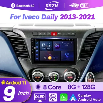 Для Iveco Daily 2013-2021 Android 12,0 Автомобильный Радио Мультимедийный Видеоплеер 2 Din 4G GPS Навигация Carplay DVD Головное устройство Стерео