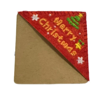 4ШТ Рождественский подарок в китайском стиле Персонализированная закладка с ручной вышивкой