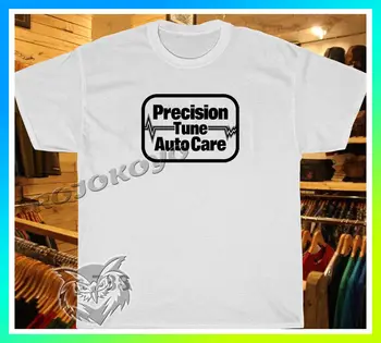 Новая мужская футболка с логотипом Precision Tune AutoCare из плотного хлопка, размер S-5XL