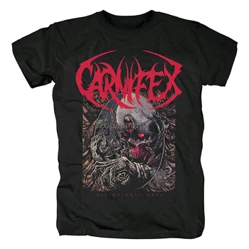Мужская футболка С коротким рукавом Carnifex Rock Tee, Женские Хип-хоп рубашки (8)