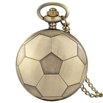 Креативный футбольный дизайн для мальчиков, кварцевые карманные часы, спортивные сувениры, тренировочные футбольные мячи, Подвесные часы, коллекция Futbol Voetbal