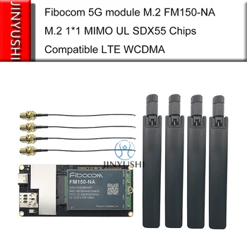 Модуль Fibocom 5G M.2 FM150-NA Чипы M.2 SDX55 поддерживают B66 B71 SA и NSA ENDC FOAT/DFOTA/VoLTE/Audio/ eSIM, совместимые с LTE WCDMA