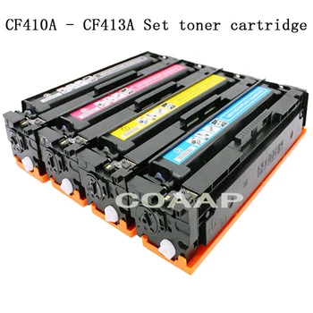 Совместимый Цветной Тонер-Картридж для HP LaserJet Pro M452dn M452dw M452nw MFP M377dw M477fdn M477fdw M477fnw Принтера CF410A
