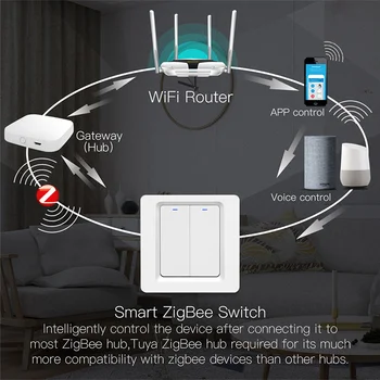 Требуется нейтральный настенный выключатель света с умной кнопкой Wi Fi ЕС Великобритания 86x86 мм Работа с Apple HomeKit