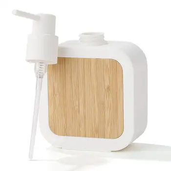 Многофункциональный дозатор для мыла, герметичный бамбуковый дозатор для мыла, современный многоразовый, многофункциональный, идеально подходит для мыла для рук, лосьона