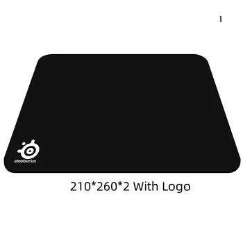Черный противоскользящий коврик для мыши 210 * 260 мм, Утолщенный удобный коврик для компьютерной мыши, универсальный резиновый игровой коврик