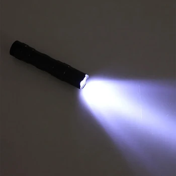 10ШТ Водонепроницаемый мини-светодиодный фонарик с горячей батареей, Портативный фонарь, Мощный светодиодный для охоты, кемпинга