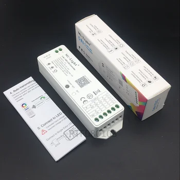 2штsMiboxer WL5 2,4 G 15A 5 В 1 WiFi Светодиодный Контроллер Для одноцветной, CCT, RGB, RGBW, RGB + CCT светодиодной ленты, Поддержка Alexa Voi