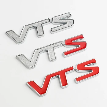3D Металлический Логотип VTS Буквы Эмблемы Автомобиля Значок На Крыле Багажника Citroen C2 C3 C4 Quatre Xsara Jimny Saxo VTS Наклейки Аксессуары
