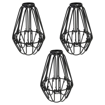9 Шт. Железный Каркас для защиты лампы, потолочный вентилятор и крышки для лампочек, промышленный подвесной светильник для защиты лампы