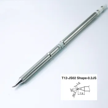 Т12-JS02 электрический паяльник наконечник для T12 Fx951 подсказка Hakko ручка регулятор температуры пайка станция наборы 