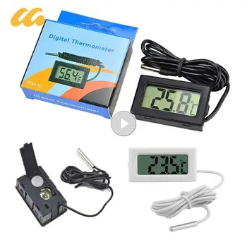 Мини-ЖК-цифровой термометр-гигрометр, температура в помещении, удобный датчик температуры, измеритель влажности, измерительные приборы, кабель