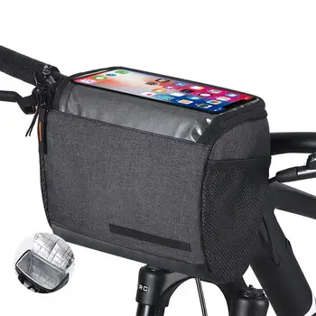 Сумка для передней рамы велосипеда, сумка для крепления телефона на верхней трубке велосипеда, велосипедная сумка для телефона, сумка для велосипедного руля для горного велосипеда