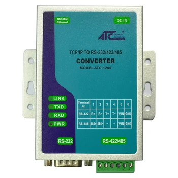 Высокопроизводительный и недорогой Преобразователь TCP/IP в RS-232/422/485 ATC-1200