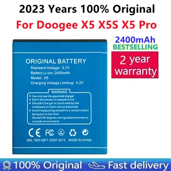2023 Года 100% Оригинальный Аккумулятор Мобильного Телефона Для Doogee X5 X5S X5 Pro, Высококачественная Сменная Батарея