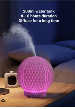 Домашний настольный Электрический Диффузор с эфирными маслами Humidificador USB Ультразвуковой Увлажнитель воздуха с красочным ароматом ночного освещения