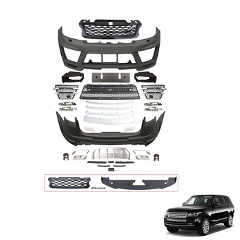 Заводские автозапчасти, обвес в стиле LM, Передний задний бампер, головной фонарь, крыло, широкий обвес для Land Rover Range Rover 2014-2017
