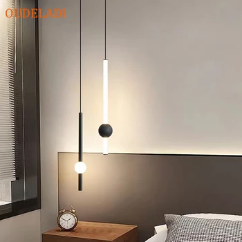 Подвесные светильники Nordic LED для внутреннего освещения Подвесная лампа для домашнего декора Гостиная Обеденные столы прикроватные светильники