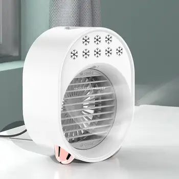 Персональный охладитель воздуха, испарительный кондиционер с ночным освещением, вентилятор воздушного охладителя