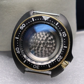 44 мм Высококачественный роскошный Корпус мужских часов Tuna Case Mod SKX 007 013 6105 Подходит Для Seiko Nh34 Nh35 36 38 Механизм с циферблатом 28,5 мм